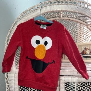 Sesame Street Red and Black Sweatshirt